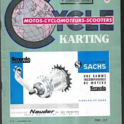 le cycle karting 74 motos-cyclomoteurs-scooters novembre 1966