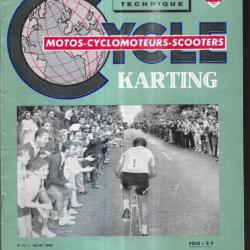 le cycle karting 71 motos-cyclomoteurs-scooters juillet 1966