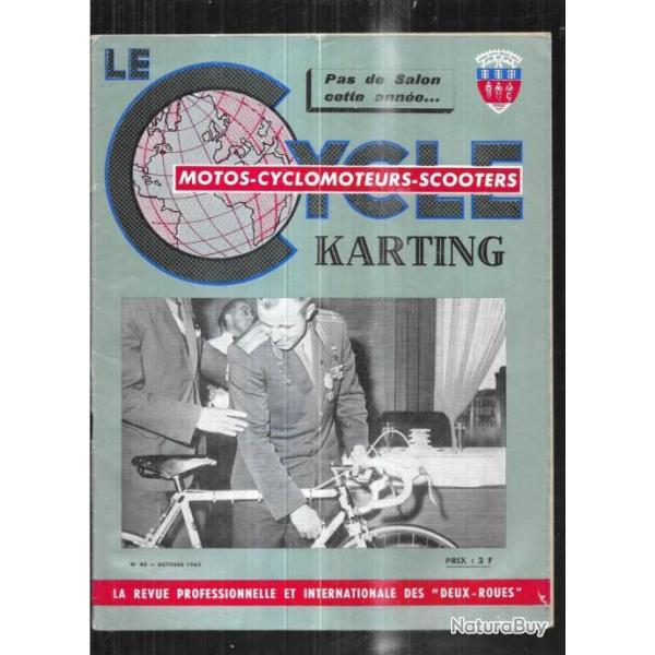 le cycle karting 40 motos-cyclomoteurs-scooters octobre 1963