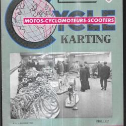 le cycle karting 41 motos-cyclomoteurs-scooters novembre 1963