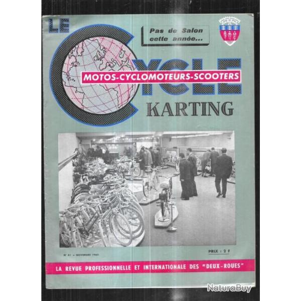 le cycle karting 41 motos-cyclomoteurs-scooters novembre 1963