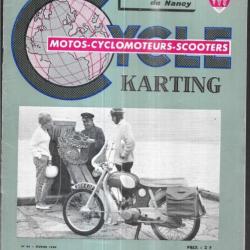 le cycle karting 44 motos-cyclomoteurs-scooters février 1964