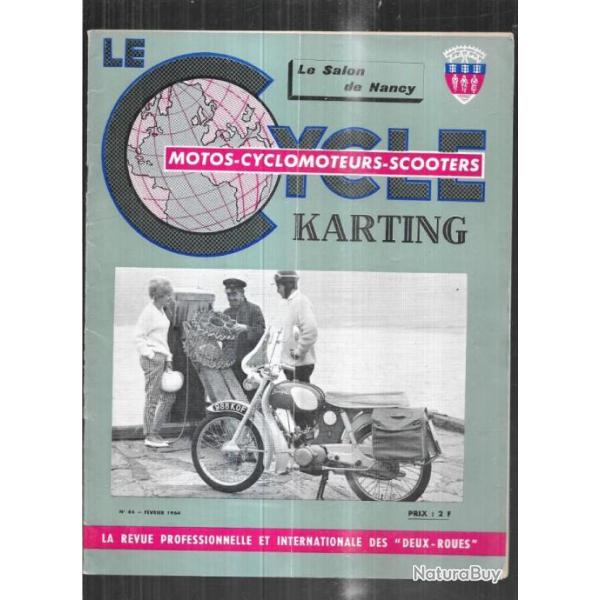 le cycle karting 44 motos-cyclomoteurs-scooters fvrier 1964