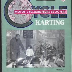 le cycle karting 76 motos-cyclomoteurs-scooters janvier 1967