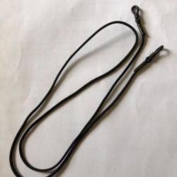 1 cordon de lunette noir 67  cm pêche mouche