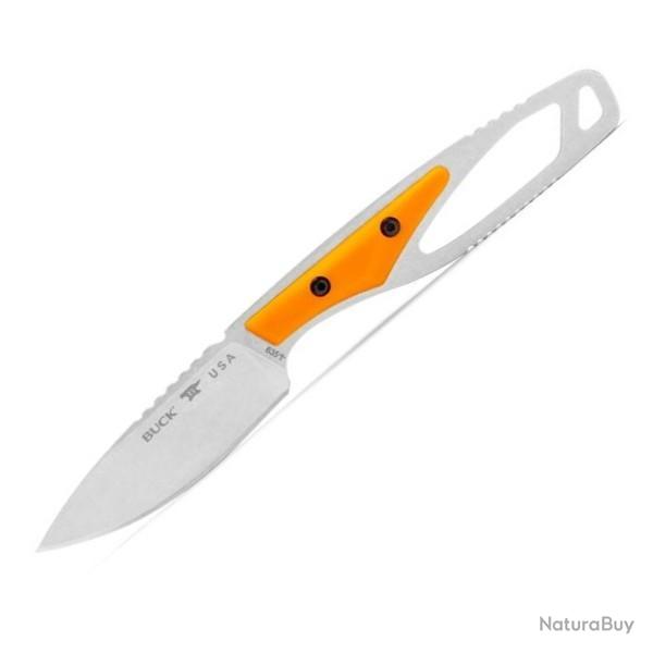 Couteau de chasse plat Buck Paklite 2.0 Cape Select orange