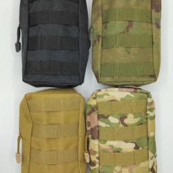 Pochette pour ceinture / sac à dos - Militaire - Passant Molle - 11cm x 20cm.