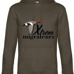 Sweat canard siffleur kaki XTREM MIGRATEURS