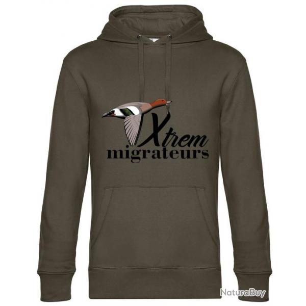 Sweat canard siffleur kaki XTREM MIGRATEURS