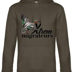 Sweat canard sarcelle kaki XTREM MIGRATEURS