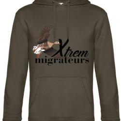 Sweat oie rieuse kaki XTREM MIGRATEURS