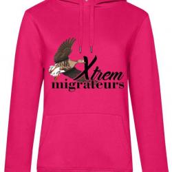 Sweat oie rieuse rose XTREM MIGRATEURS-XS