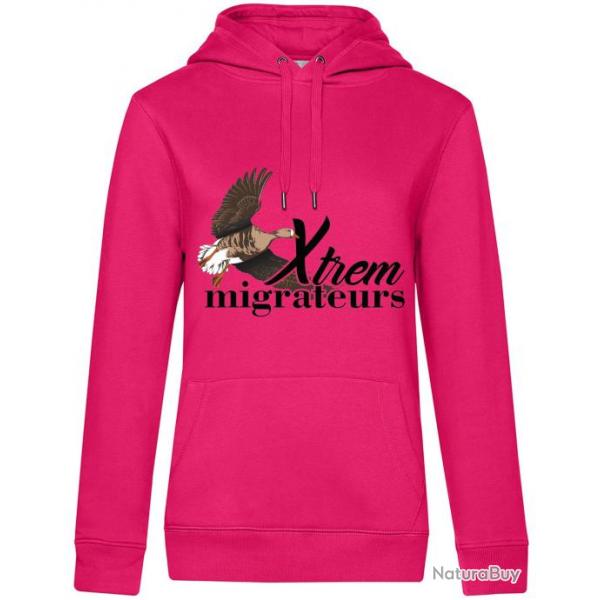 Sweat oie rieuse rose XTREM MIGRATEURS-XS