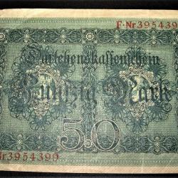 ALLEMAGNE  billet de 50 marks  5 aout 1914