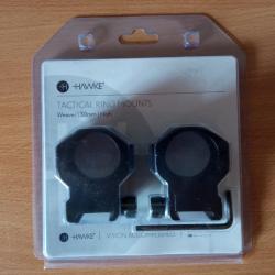 Montage Lunette Hawke Tactical - 30 mm - Weaver Picatinny - BH17