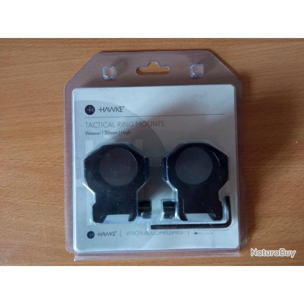 Montage Lunette Hawke Tactical - 30 mm - Weaver Picatinny - BH17