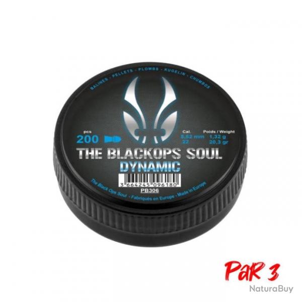 Plombs BO Manufacture The Black Ops Soul Dynamic - Cal. 5.5mm Par 3