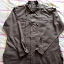 CHEMISE US MOUTARDE WW2