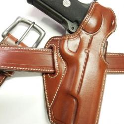 HOLSTER CUIR pour Colt 45  (fabrication artisanale )