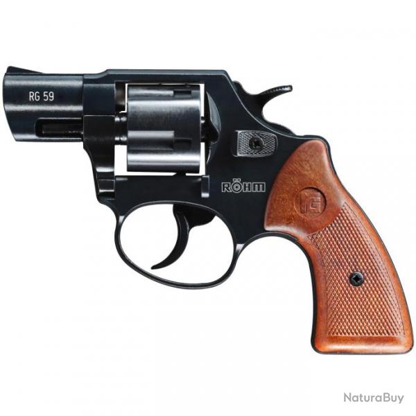 Revolver  blanc RG 59 (Modle: RG 59 bronz / poigne en matire synthtique, Calibre: 9mm RK)
