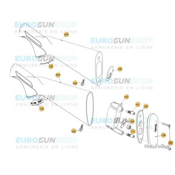 CALOTTE FUSIL BROWNING A5 NEUF