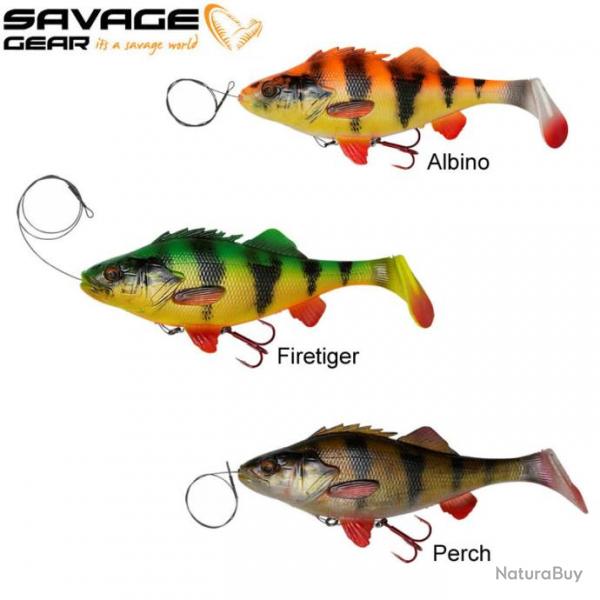 Leurre 4D Perch Shad Savage Gear 12.5CM 23G Slow Sink Perch