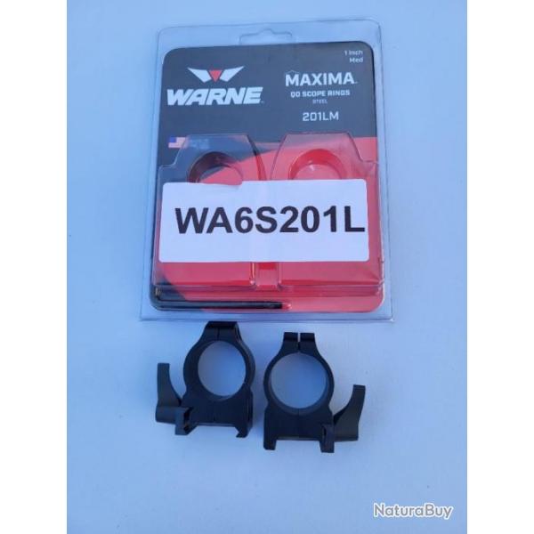 Colliers warne amovible 25.4mm hauteur medium