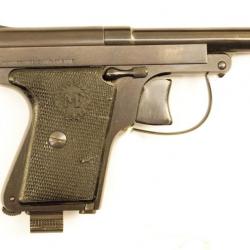 Pistolet le francais calibre 6.35 dans sa boite d'origine et manuel