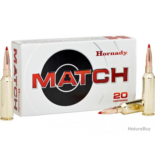 20 munitions HORNADY 308 win 168 grains ELD MATCH