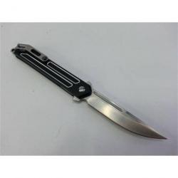 Couteau Begg Knives Kwaiken Lame Acier D2 Manche Aluminium/G10 IKBS Linerlock Clip BG016