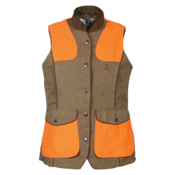 Gilet haute visibilité Percussion Rambouillet Original Marron Orange