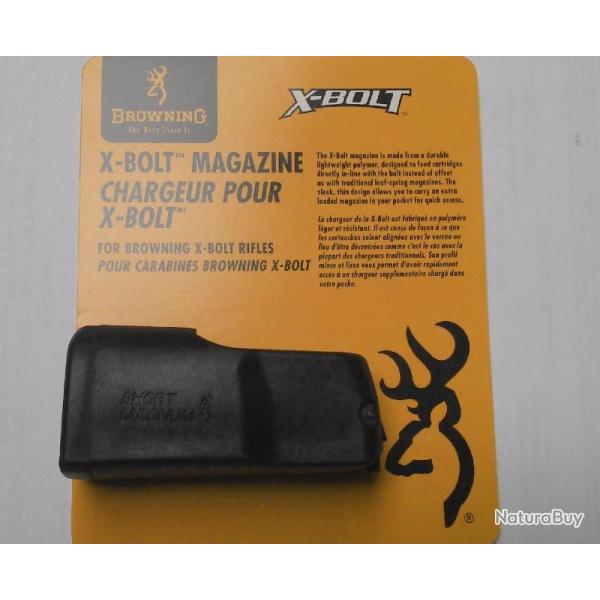 Chargeur pour carabine Browning X Bolt . 270 WSM - 300 WSM - 7mm WSM Rf. 205
