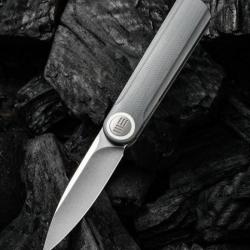 Couteau We Knife Company Eidolon Gray Manche G10 Lame Acier CPM-20CV IKBS Linerlock Clip WE19074AA