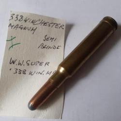 Cartouche de 338 Winchester Magnum catégorie C