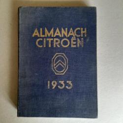 Almanach Citroën 1933