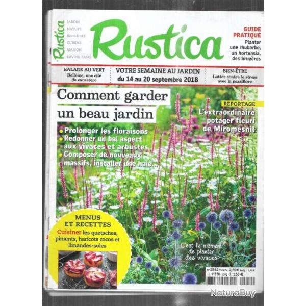 rustica lot de 6 revues de l'anne 2018