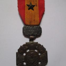 médaille Croix de la bravoure Indochine
