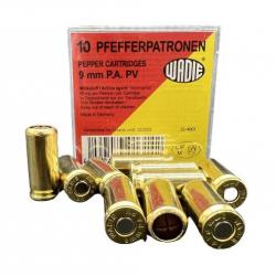Munitions WADIE "Pepper cartridges" 9mm PAK - 10 X munitions poivre
