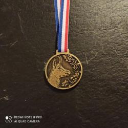 Médaille cotation trophée chamois isard échelon or