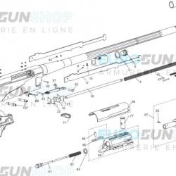 RESSORT BROWNING BAR MK1 - MK2 - MK3 - 4X - WINCHESTER SXR2 NEUF