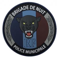 Ecusson Police Municipale BRIGADE DE NUIT