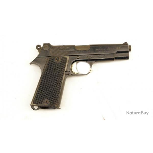 Rare pistolet pistolet PA35s m1 fabrication sagem pres s&eacute;rie num&eacute;ros a 00xx calibre 7.