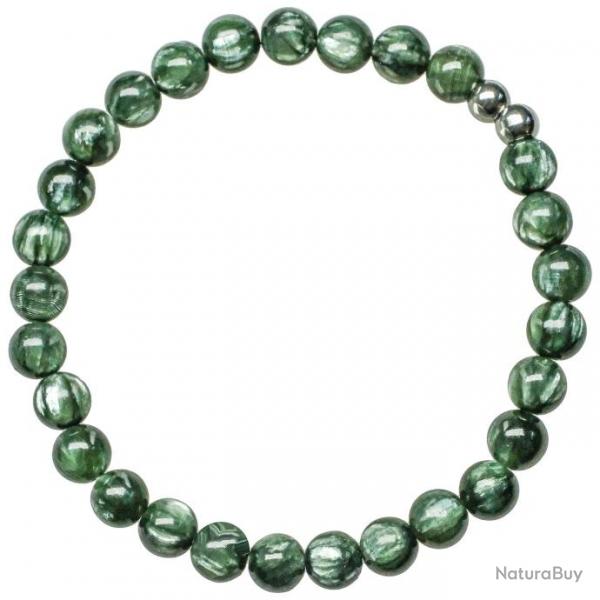 Bracelet en sraphinite - Perles rondes 6 mm