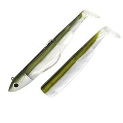 Combo Black Minnow 160 Off Shore - 16cm - 60g - Taille 5 Kaki + Rech. Kaki