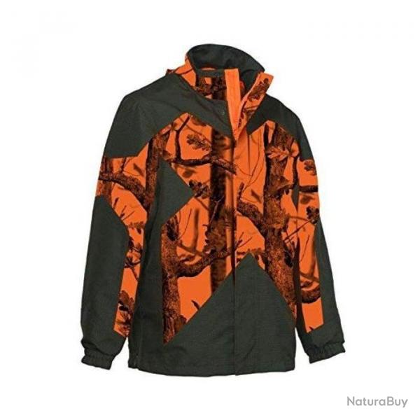 Veste de chasse Percussion Predator R2 B&B - Camo Blaze / 4XL