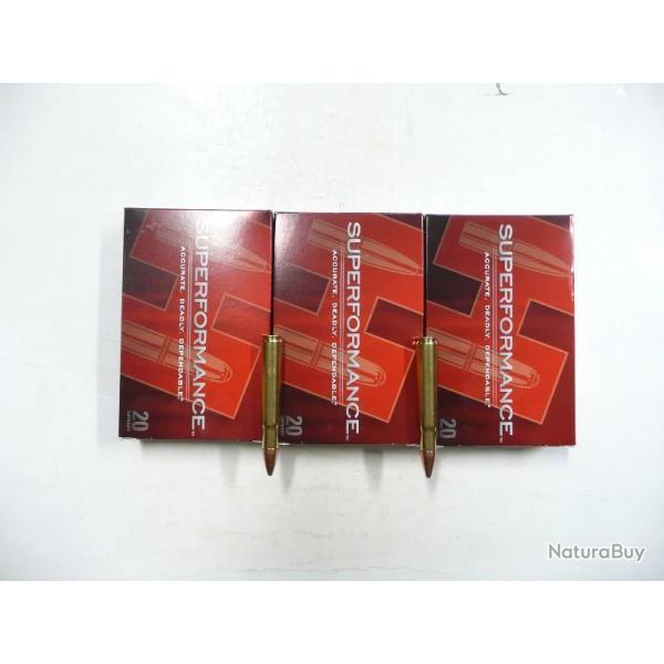 DESTOCKAGE LOT DE 40 Balles NEUVES  calibre 35 Whelen HORNADYSUPERFORMANCE  200GR  SP