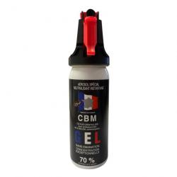 Bombe lacrymogène au Gel CS Capot Accusol CBM - 50 ml