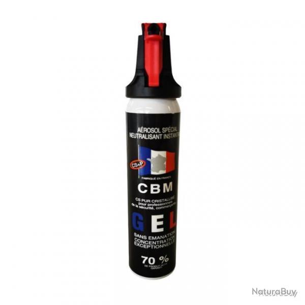 Bombe lacrymogne au Gel CS Capot Accusol CBM - 75 ml