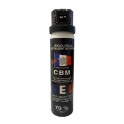 Bombe lacrymogène au Gel CS Capot Clapet CBM - 75 ml