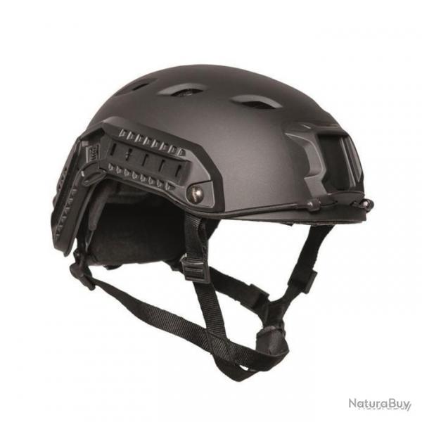 Casque d'entranement Mil-Tec Paratrooper US Fast + Rails Noir